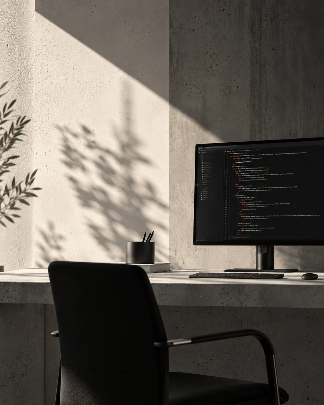 Poste de travail de développement dans un atelier lumineux