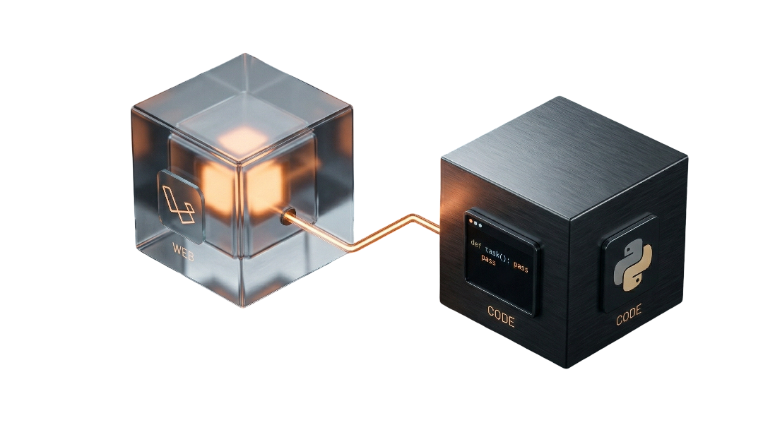 Développement logiciel sur mesure Laravel C++ Python